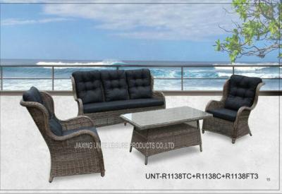 China All Weather Popular Patio Seating Sets , Garden Outdoor Wicker Patio Furniture for sale