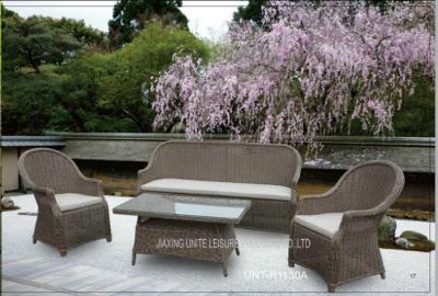 China Outdoor / Indoor garden aluminium metal furniture sofa set for sale