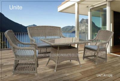 China Outdoor Rattan Chairs With Table Set , Garden Table And Chairs For Conservatory for sale