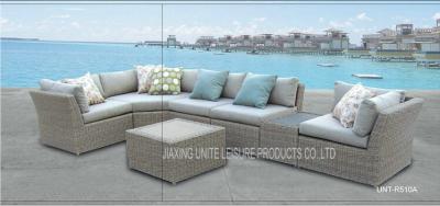 China Luxusmode-Patio-Rattan-Sofa-im Freien L-förmige Couch für Garten/Pool/Hotel zu verkaufen