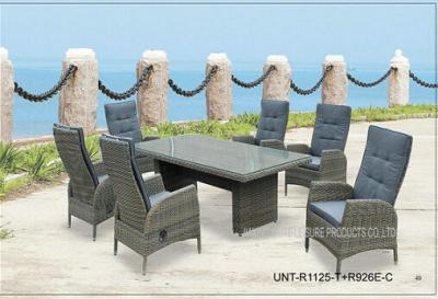 China All Weather Wicker Garden Table And Chairs For Dining / Meeting UV Protection for sale