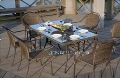 China All Weather Deep Seating Outdoor Furniture / Wicker Lawn Furniture For Dining for sale