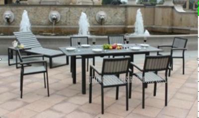 China All Weather Patio Furniture Dining Sets / 7 Pc Patio Dining Set  For 6 Person for sale