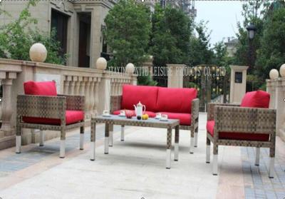 China 4 Piece Outdoor Wicker Furniture Sets , All Weather Rattan Garden Furniture for sale