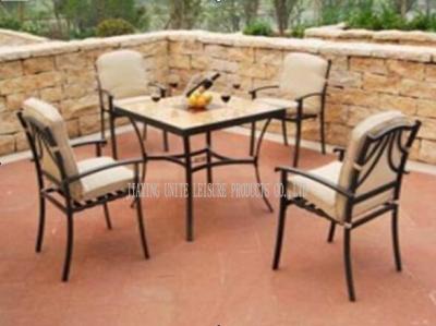 China Weatherproof Outdoor Patio Furniture Aluminum Patio Furniture Sets For Backyard for sale