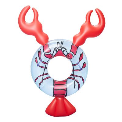 China Hot Selling Inflatable Swim Ring Crawfish Lobster Tube Inflatable Swim Ring For Kids And Adults for sale