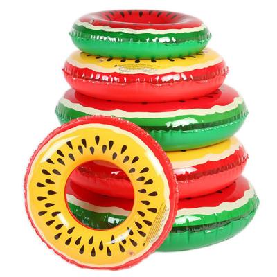 China 0.20mm PVC Fruit Swim Ring Lemon Swim Ring Durable Hot Selling Watermelon Swimming Ring for sale