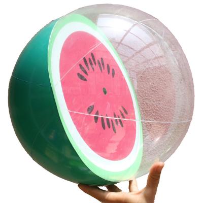 China Promotional Toy Hot Selling Watermelon Inflatable Beach Ball Inflatable Fruit Balls for sale