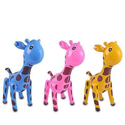 China Hot Selling Inflatable Kids Fun Giraffe Toys For Kids Blow Up Giraffe Toys for sale