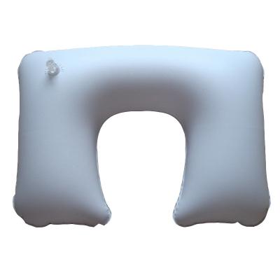 China PVC U Shape Inflatable Promotional Traveling Inflatable Pillow for sale