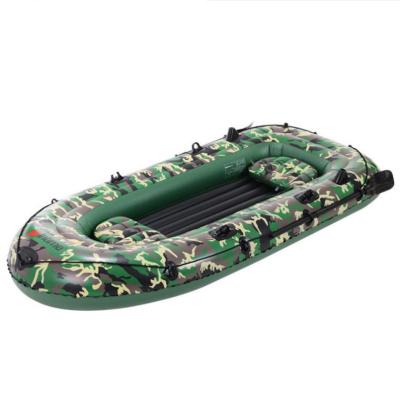 China Hot Selling Sports 3 Person 4 Person 2 Person Camouflage Boat Inflatable Fishing Boat Thickened Kayak Inflatable Raft for sale