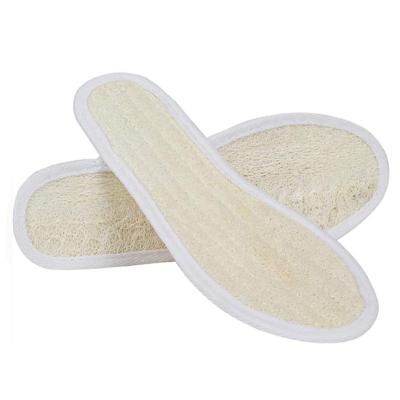 China Washable Natural Material Loofah Shoe Protection Environmentally Friendly Deodorized Insole for sale