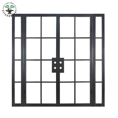 China Popular Hot Selling 3D Model Design Windproof Decorative High Quality Iron Door Waterproof For Home Ministry for sale