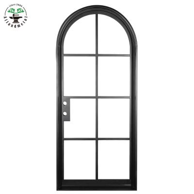 China Professional Manufacturer Graphic Design Arch Door Waterproof Professional Iron For for sale