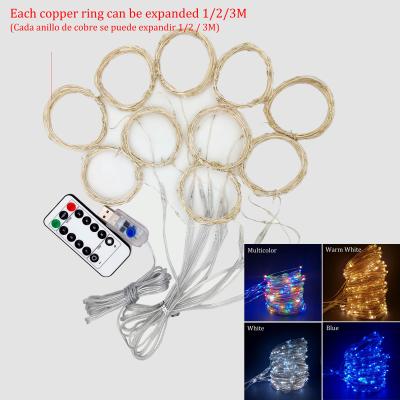 China Hotel Garland Curtain for Room New Year Wedding Christmas Lights Decorations Curtains for Light Decor Home Festoon Led Fairy Lights for sale