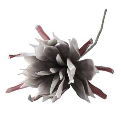 China Foamflower Minimalist Simple Cheap Large Wedding Head Decor Party Realistic Hand Feeling New Design EVA Artificial Flower for sale