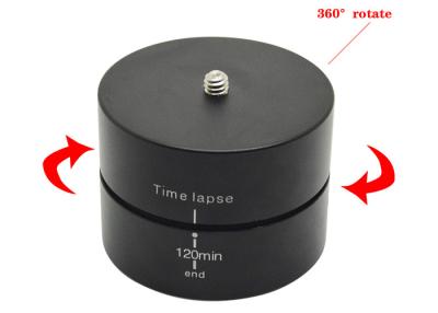 Chine 360° 120 minutes filtrant l'adaptateur tournant de trépied de stabilisateur de laps de temps à vendre