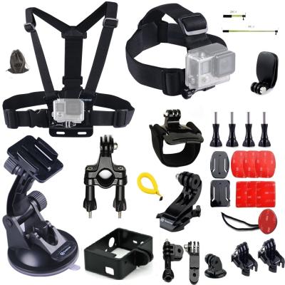 China 30 in 1 GoPro Accessories Sport Camera Kit Wirst  / Head  / Chest Strap Mount for sale