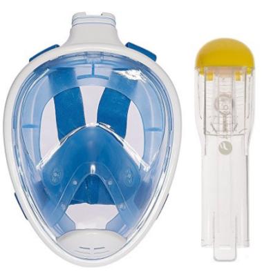 Chine Masque naviguant au schnorchel de plein visage d'Easybreath avec l'anti brouillard/anti fonction de fuite et le tube de ventilation à vendre