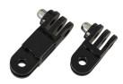 Chine 2pcs a placé l'extension à trois voies réglable d'adaptateur de bras-pivot pour le HÉROS 4S/4/3+/3/2/1 de héros de Gopro à vendre