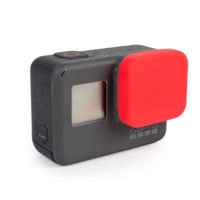 China Black Soft Rubber Silicone Action Camera Accessories gopro lens cap Cover for sale