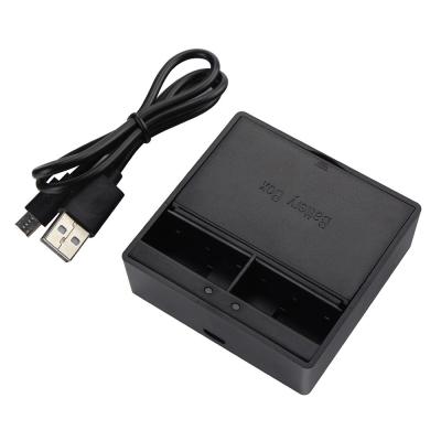 Chine Double chargeur de batterie de Gopro Hero5, accessoires de caméra de Gopro avec la boîte de rangement de batterie à vendre