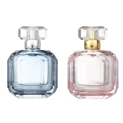 China Personal Care 30ml 50ml 90ml 100ml Crimp Neck Glass Spray Perfume Bottles Clear Perfume Bottle for sale