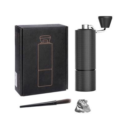 China Car Household Stainless Steel Adjustable Portable Manual Coffee Grinder with Burrs for sale