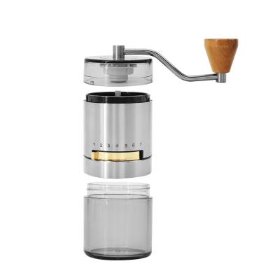 China Outdoor Manual Coffee Bean Mill Coffee Grinder with Stainless Steel Core for sale