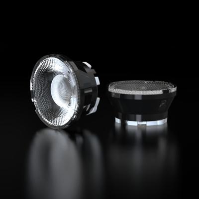 China Upgrade hotel cut-off Lens soft light spot PC material for wash wall lamp VA 60° for sale