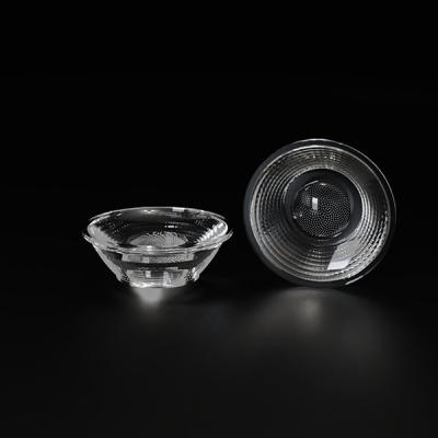 China Plastic LED Lighting Lens Match Bridgelux COB Lenses For Downlight for sale