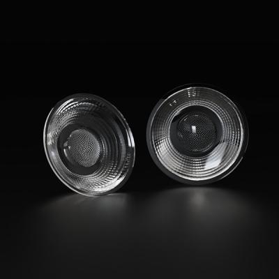 China Diameter 55mm Plastic Wide Angle Led Lens 60 Degree Multipurpose for sale