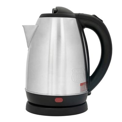 China 360 Degree Household Appliances Low Rotation Electric Tea Kettle Stainless Steel Portable Electric Kettle for sale