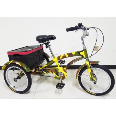 China Steel Cargo 16inch Student Cargo Tricycle 16inch Tricycle Rickshaw for sale