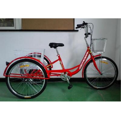 China Passenger Shipping And Handling - T001 20inch Single Speed ​​Steel Tricycle for sale