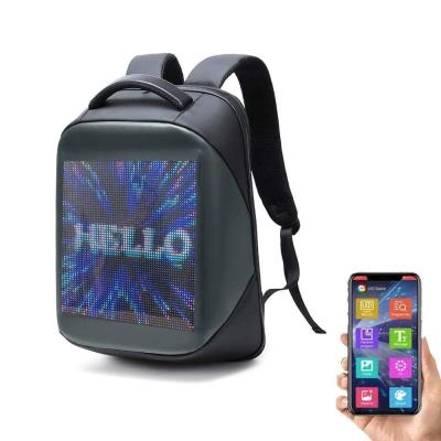 China Indoor/Outdoor High Quality Smart Design Wifi Led Backpack Small Screen Display Dynamic Walking Billboard Advertising Mobile Backpack for sale