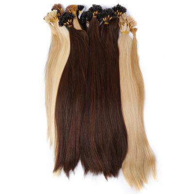 China Cheap Russian Drawn Good Quality Human Pre Bonded U Tip Hair Extension Wholesale Remy U V Keratin Flat Nail Cuticle Aligned Hair 100 Double I Tip for sale