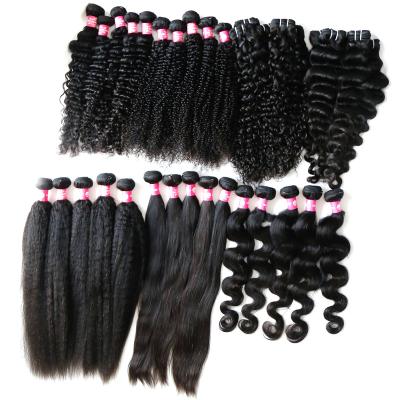 China Hair Bundle With Closure Wholesale 100% Bundles Cuticle Aligned Virgin Hair,Brazilian Mink Indian Raw Unprocessed Water Wave Virgin Hair Wholesale for sale