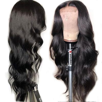 China Lace Front Wig Body Wave Wig Lace Front Wigs Human Hair Pre Plucked Bleached Knots With Baby Hair 13*4 4*4 Brazilian Virgin Hair Wigs for sale