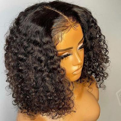 China Transaprent HD Wholesale Wave Short Human Hair Bob Wigs Brazilian Hair Lace Front Wigs Full Lace Silky Straight Hair Wigs for sale