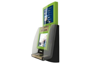 China Advertising Self Service Wall Mounted Kiosk And Display for Credit Card Payment for sale