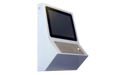 China Information Survey Touch Screen Monitor Kiosk , Self Service Bill Payment Kiosk for sale