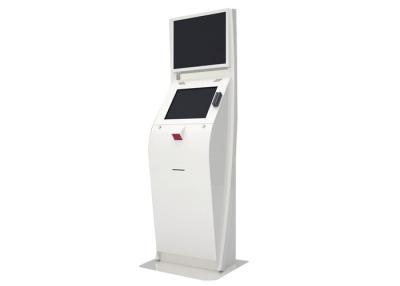 China Floor Standing Kiosk Payment Machine , Touch Self Swap Card Barcode Reader Kiosk for sale