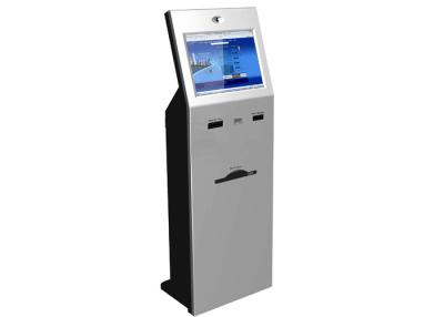 China Free Standing A4 Printer Payment Stand Alone Kiosk With Bill Acceptor for sale