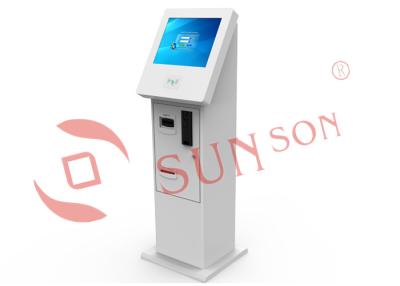 China Campus Government Multifunction Coin Bill Payment Kiosk With Mifare Card Reader for sale