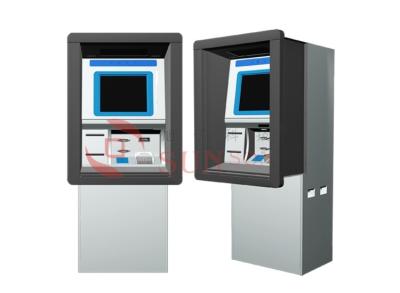 China Cash Deposite Withdraw Wall Mounted Kiosk ATM With NRC Card Reader for sale