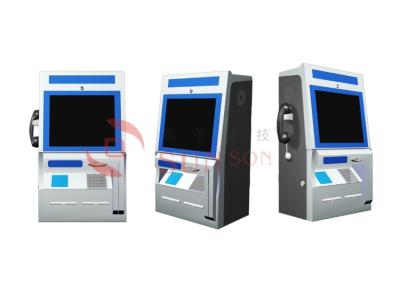 China Payment Banking Financial Wall Mounted Kiosk IP phone Optional Credit Card for sale