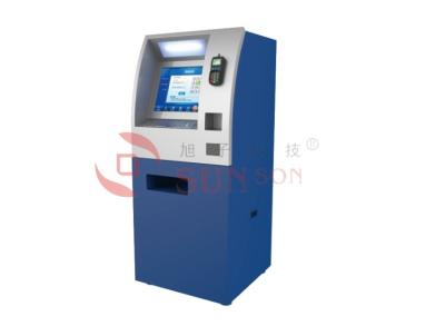 China Financial Ticket Vending Machine Outdoor Touch Screen Kiosk Banking POS Payment With EPP for sale