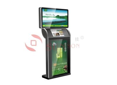 China Advertising LCD Interactive Screen Kiosk Digital Signage with Steel Enclosure for sale