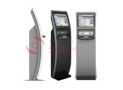 China Lobby Internet Credit Card Kiosk Information System Multifunction for sale